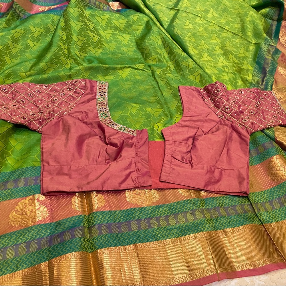 Soft silk saree & blouse